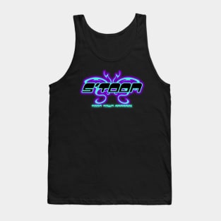 Neon Butterfly Fusion Stoon Toon Town yxe Apparel Exclusive Tank Top